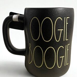 Rae Dunn Black Oogie Boogie Mug